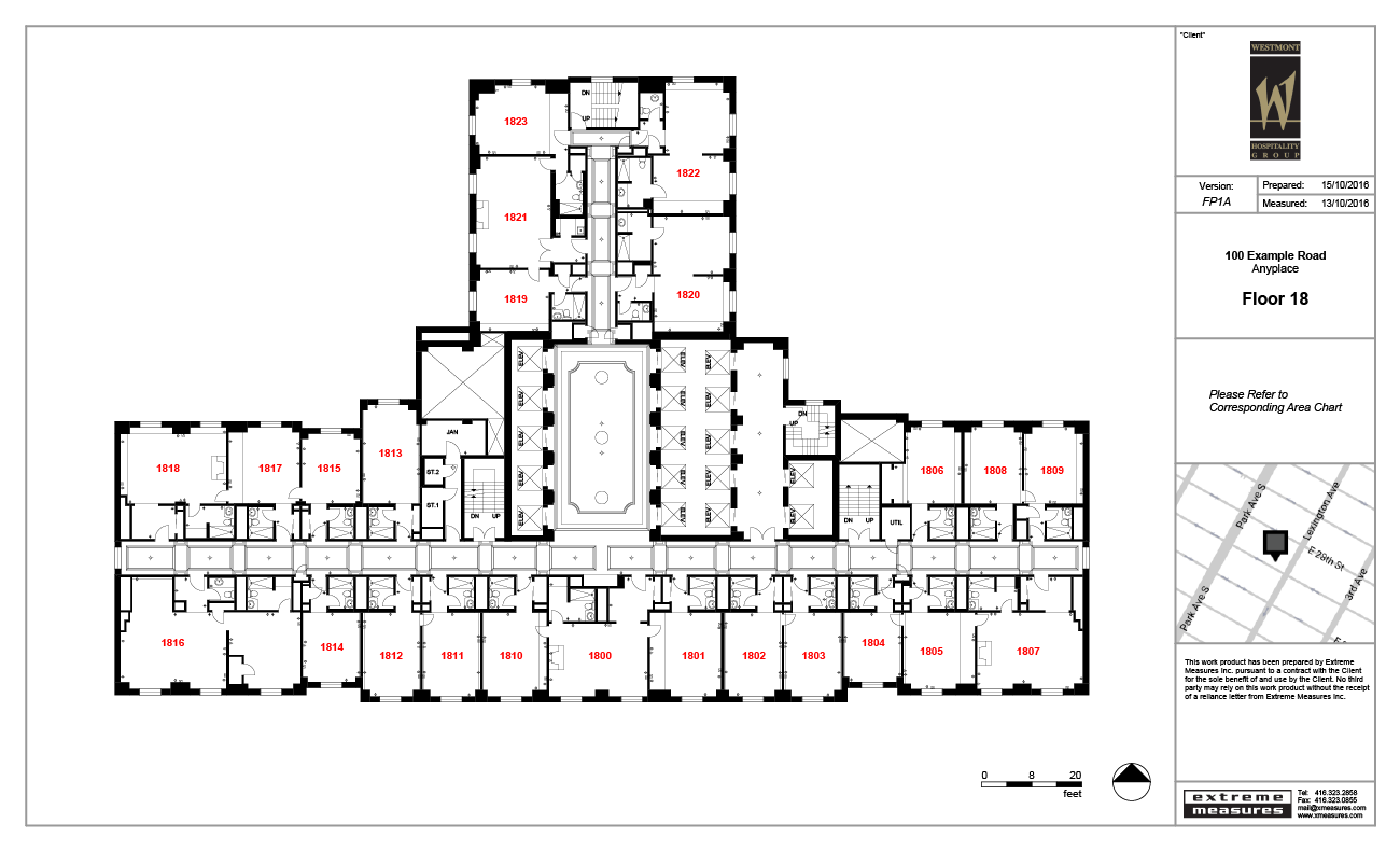 Hospitality Sample Floor Plan